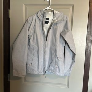 Grey Northface Raincoat